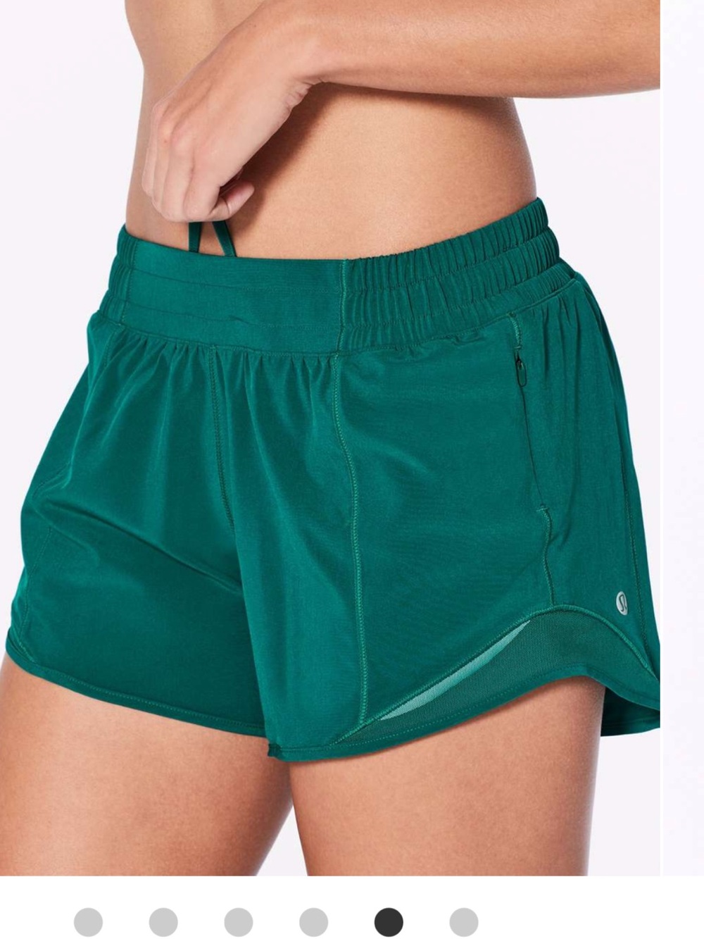 Lululemon Hotty Hot High Rise Lined Short 4”Storm Teal Size 6 Women's Athletic